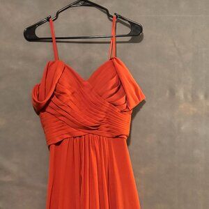 Dresspic Women's Wedding Bridesmaid Dresses Cold Shoulder Long Maxi Formal Even